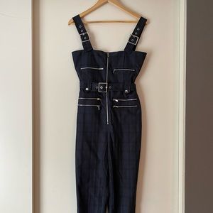 WEWOREWHAT Plaid Jumpsuit